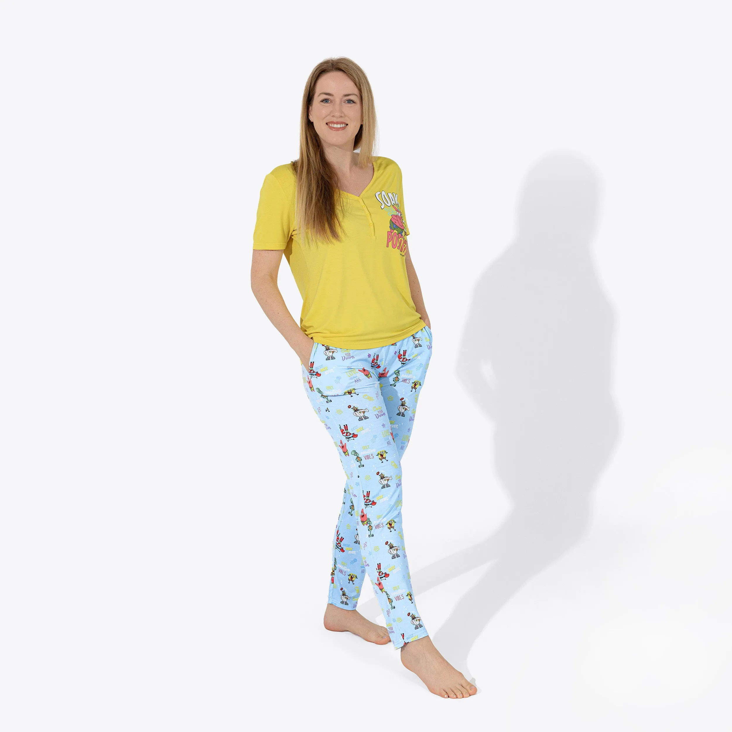 SpongeBob SquarePants: Good Vibes Bamboo Women's Pajama Set