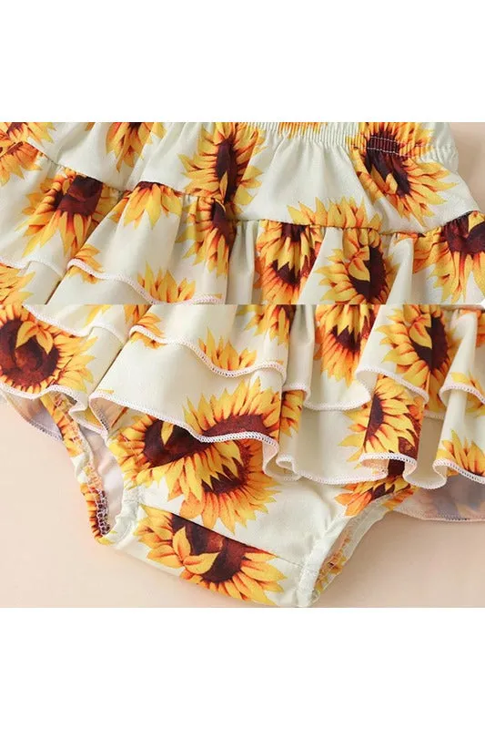 Sunflower infant baby clothing sets