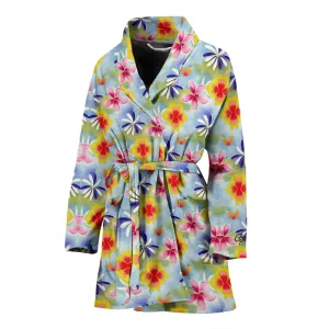 Sunrise Floral Bath Robe - Women