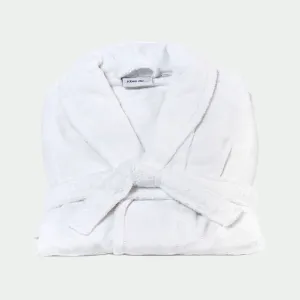 taurus mountain collection absorb8™ shawl collar robe, white