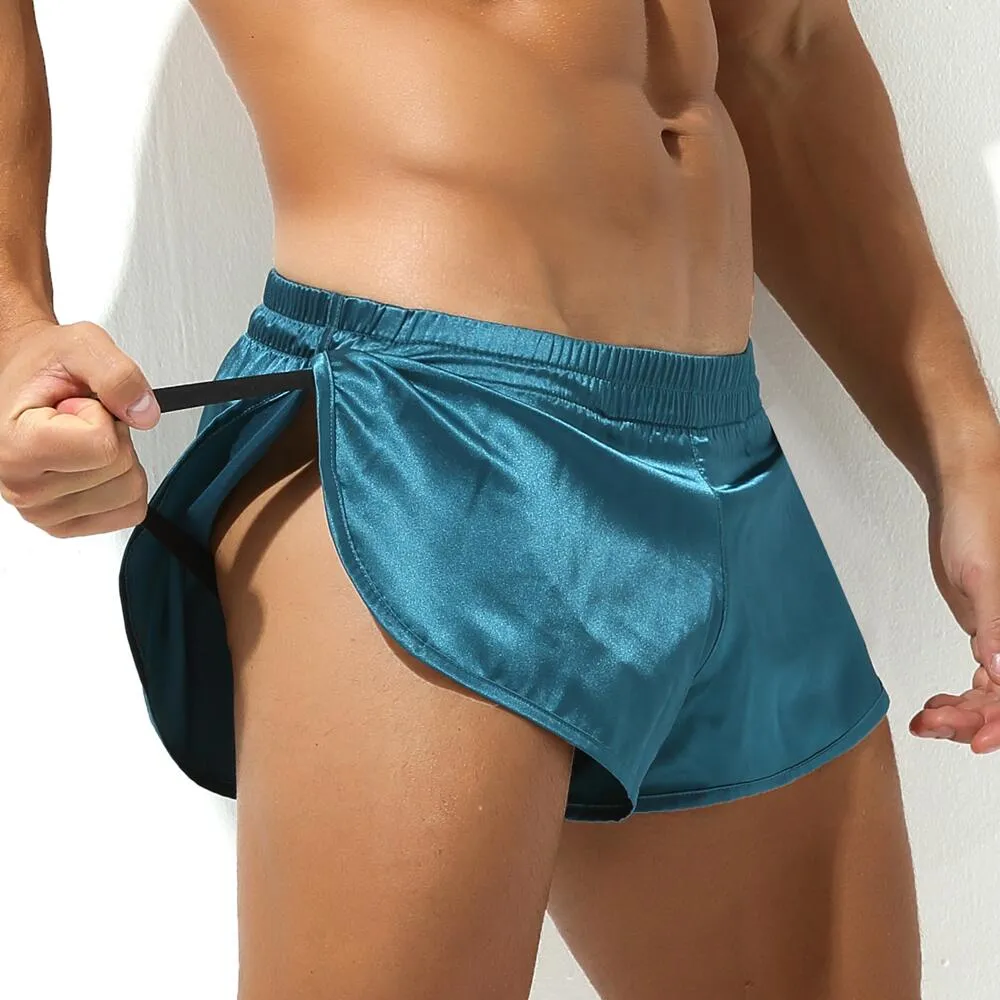 TEEK - Mens Satin Feel Sleep Shorts