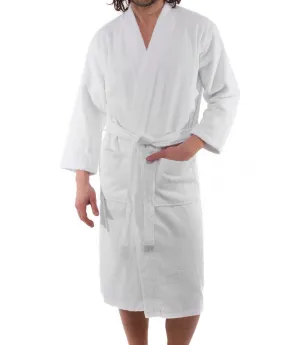 Waffle Kimono Turkish Cotton Bathrobe