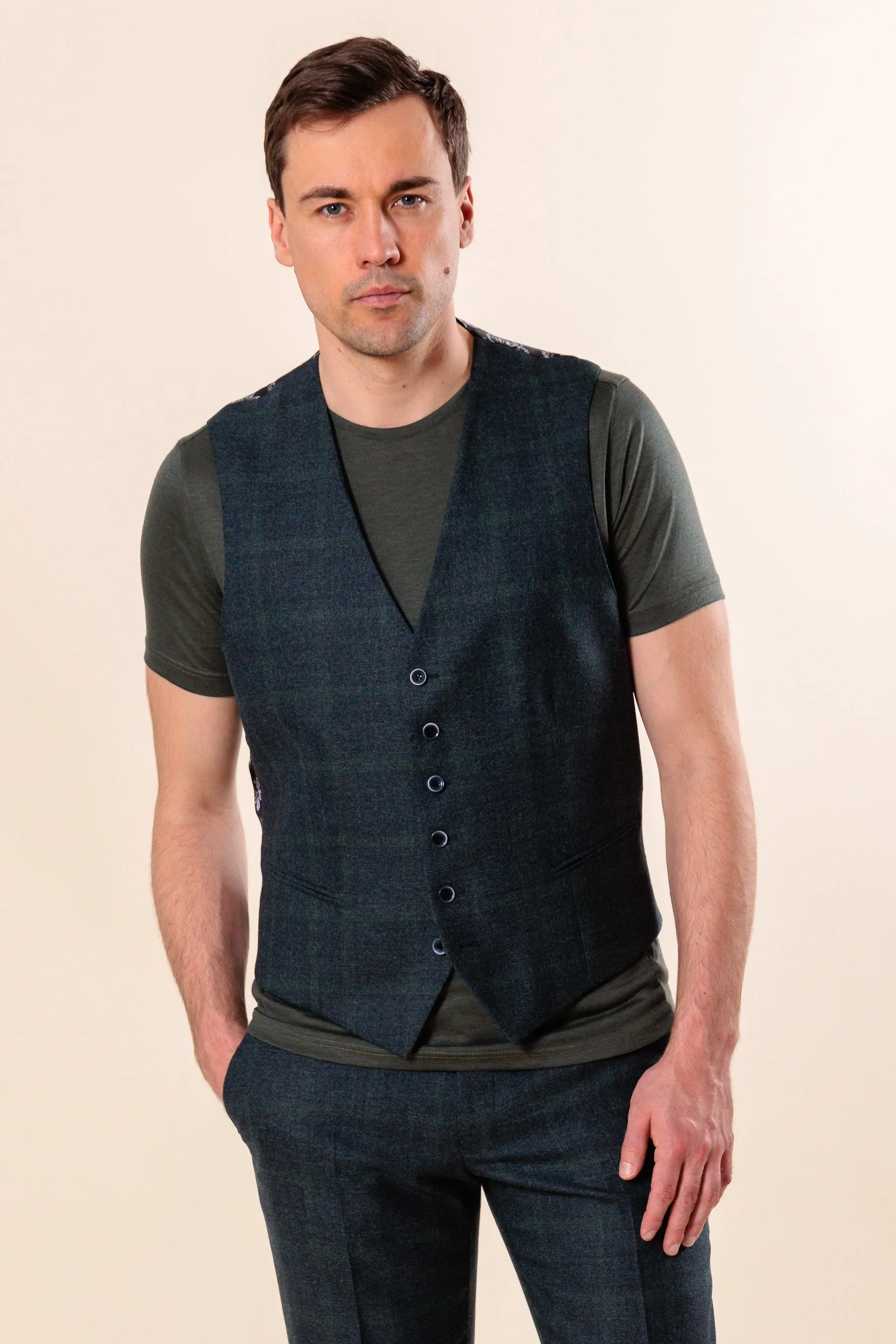 Waistcoat / Loro Piana Winter Season Wool, Silk, Alpaca & Cashmere Blends