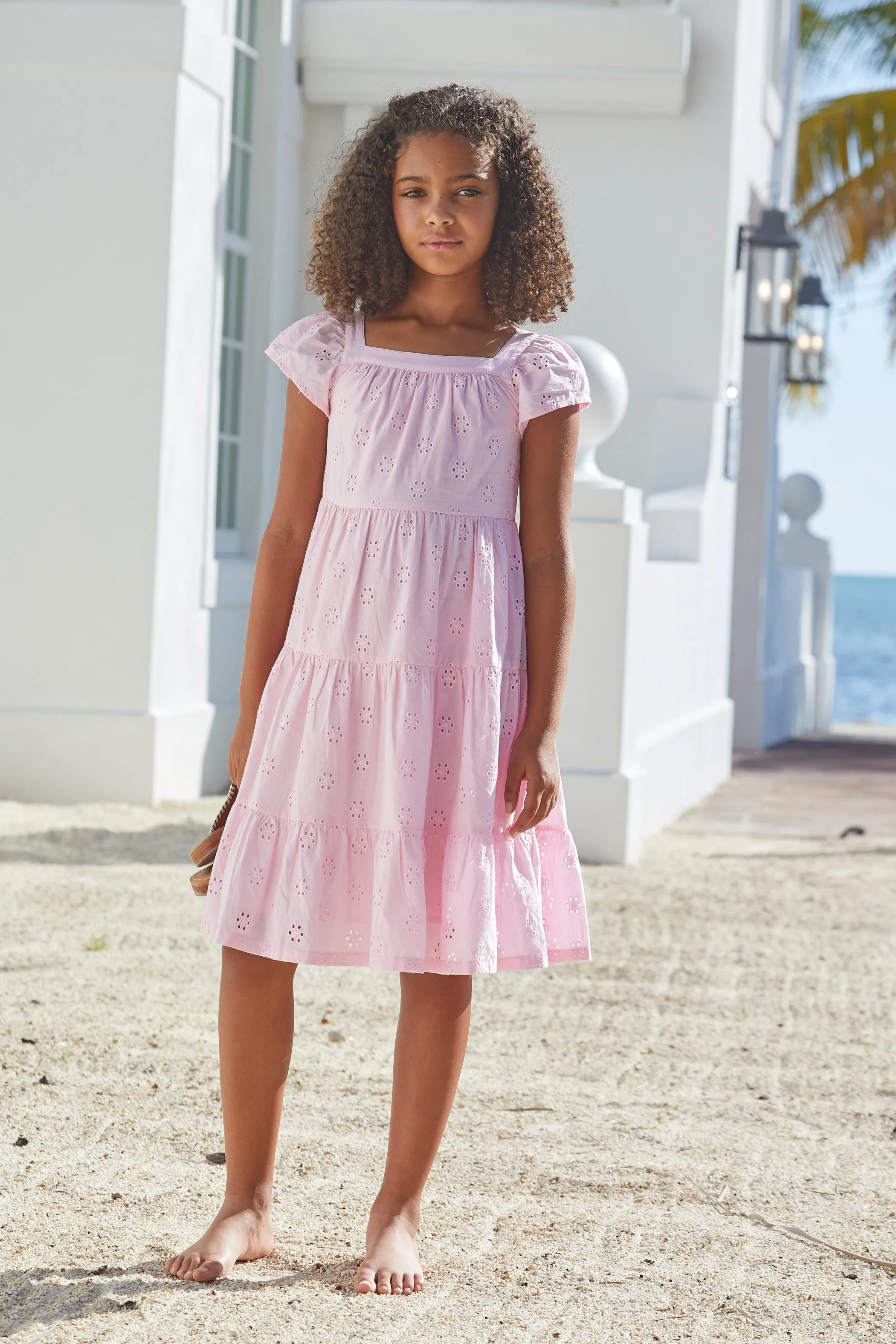 Wilder Dress - Light Pink Eyelet