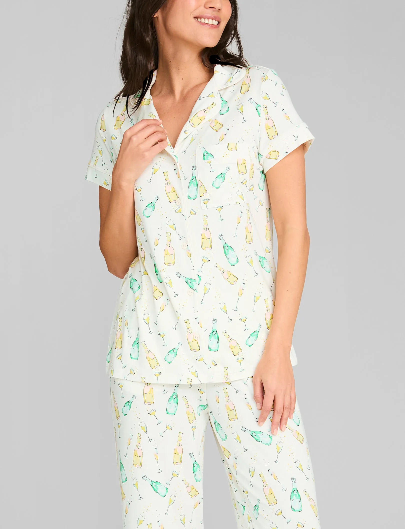 Women's Downtime Pajama Top & Pant Set