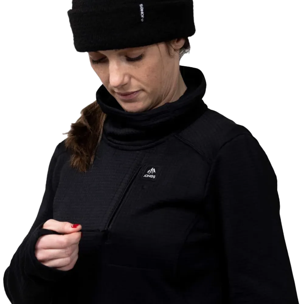 Women's Flagship Recycled Grid Fleece Pullover