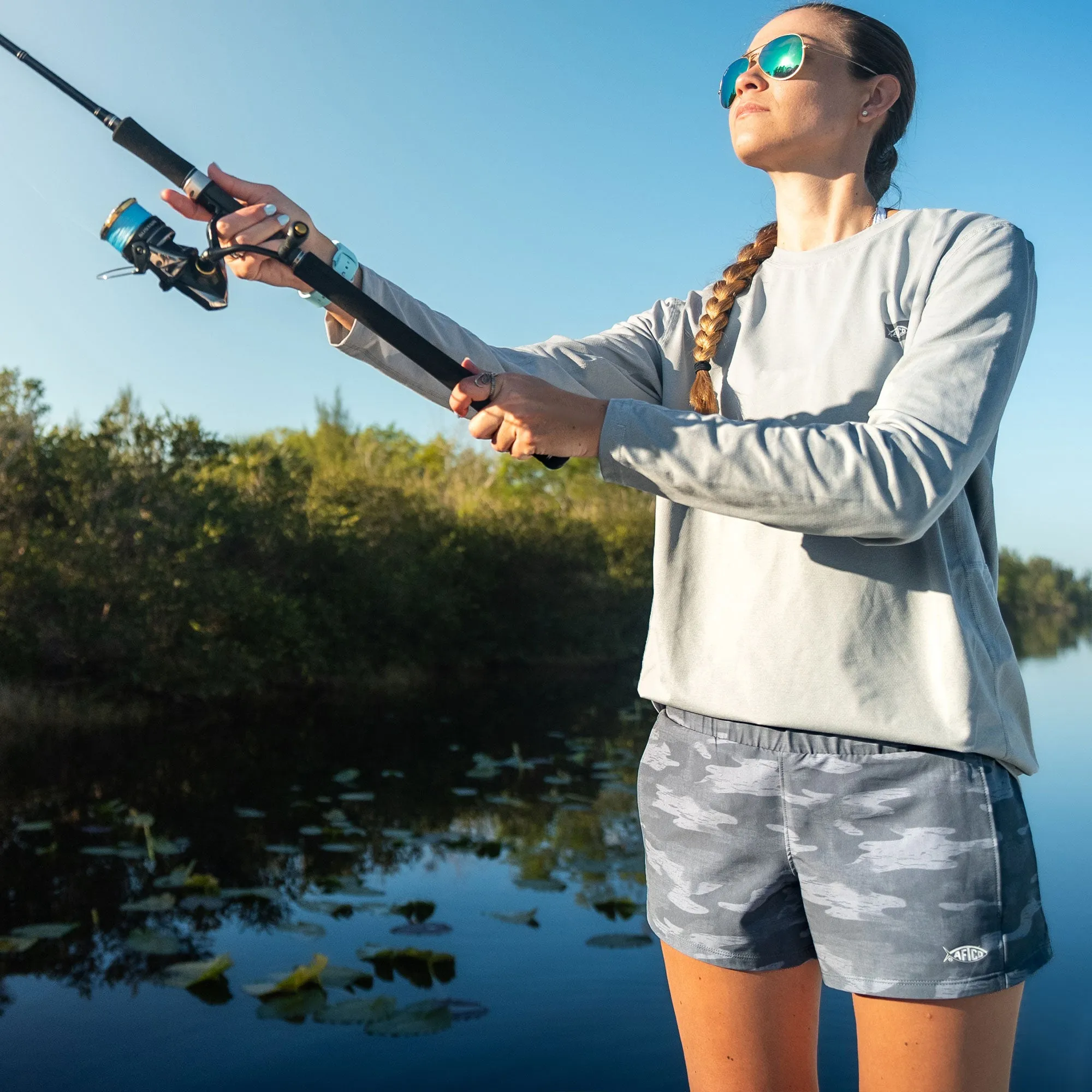 Women's Impact Camo Shorts